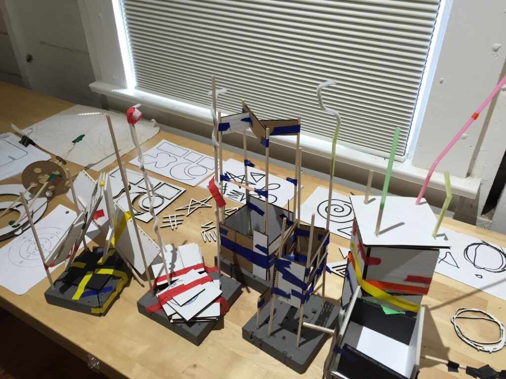 Creating with found and recycled materials