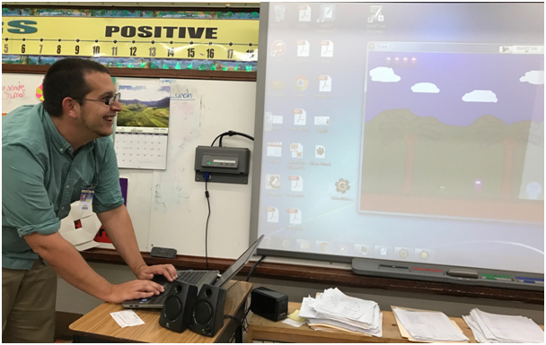 Holy Cross math & science teacher and robotics club