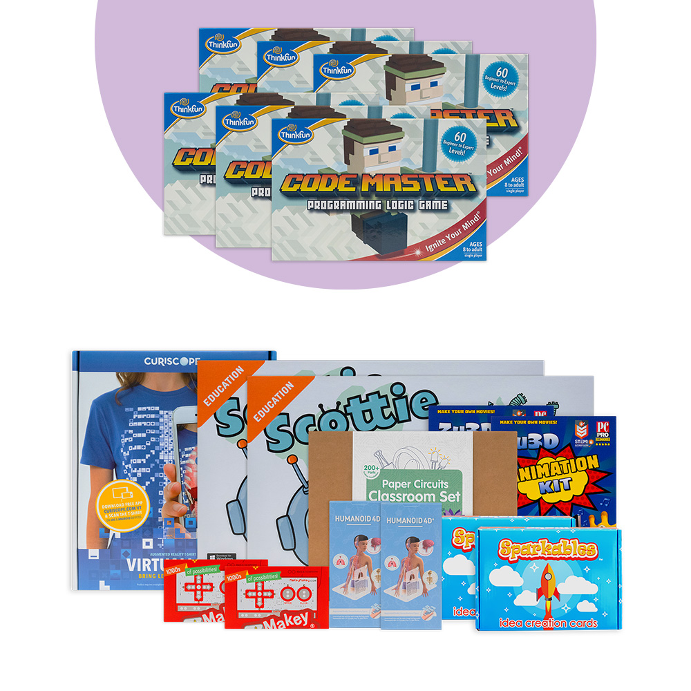 Coding through gaming, STEM in a Box product by TechTerra Education