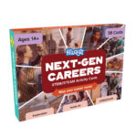close-up shot of Next-Gen Careers STEM / STEAM Activity Cards box
