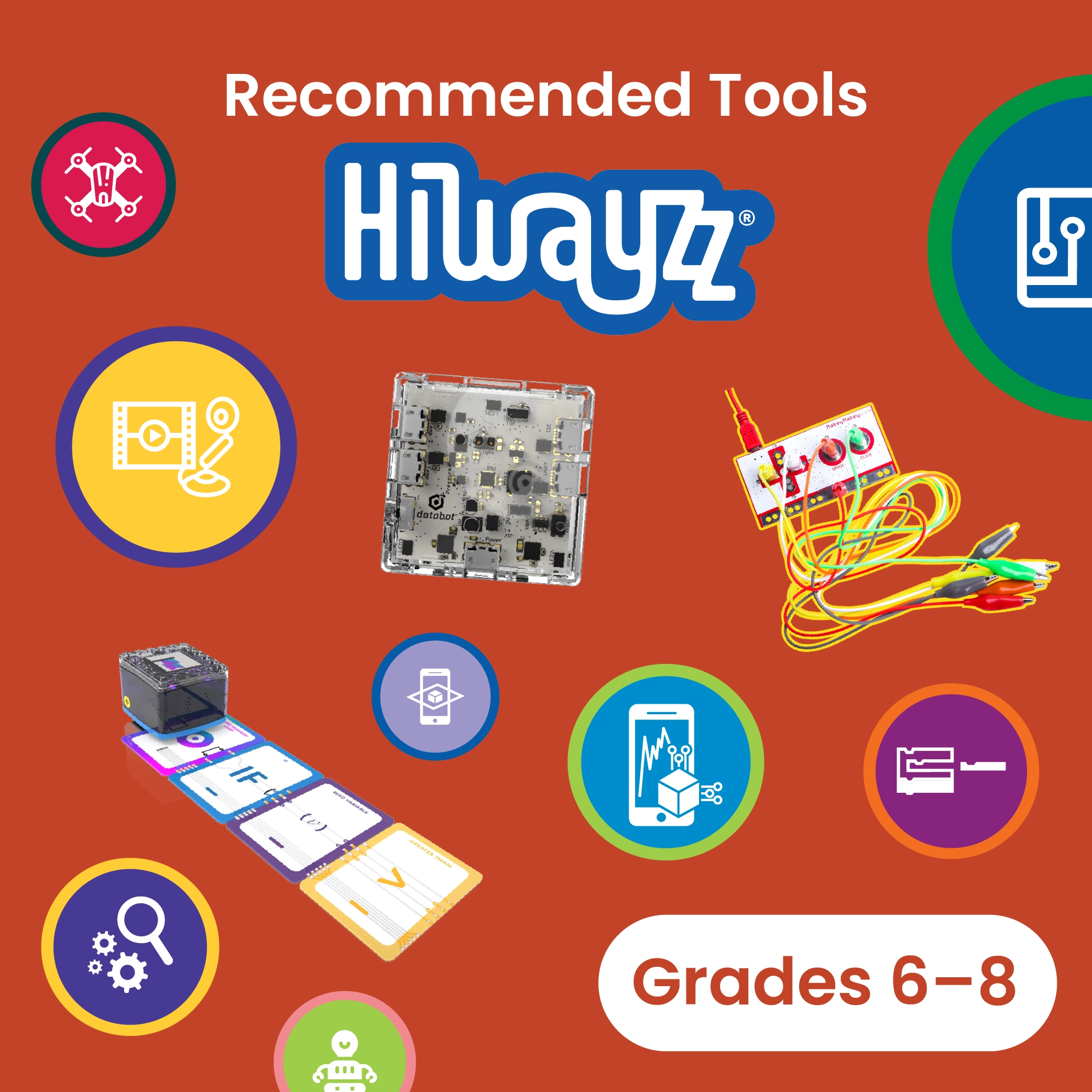 Recommended STEAM tools for 6th, 7th and 8th graders