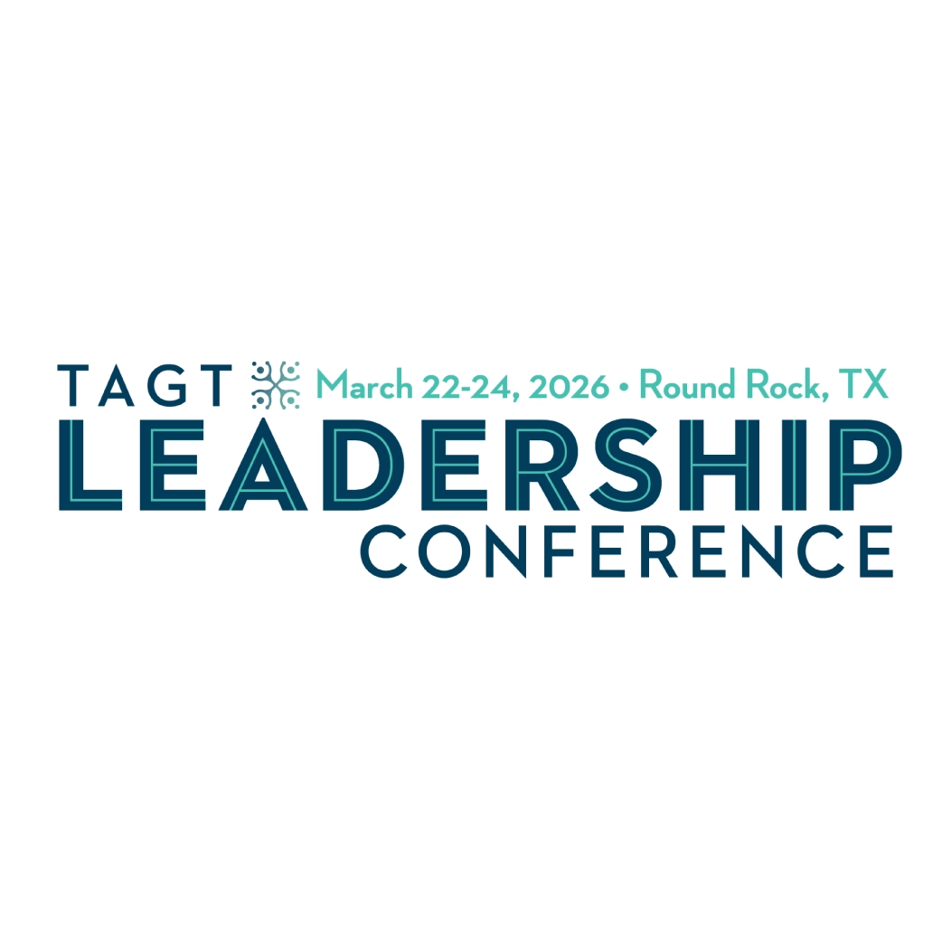 Conference logo for TAGT Leadership 2026