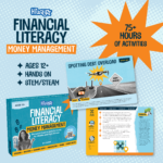 Our Financial Literacy Activity Cards are for ages 12+ and feature hands-on STEM / STEAM activities to help students learn financial concepts